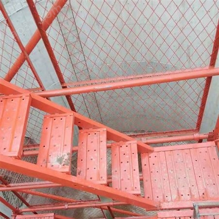 定制 框架式梯笼 加强型安全梯笼 支持定制 组合箱式基坑梯笼