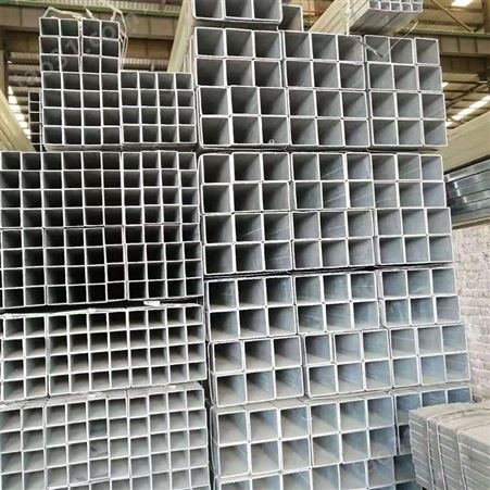 镀锌方管 方矩管定制 16×16×0.4 厚壁 建筑护栏使用  45#