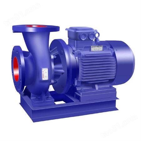 直销卧式单级单级管道泵 消防增压送水泵 冷暖水循环泵