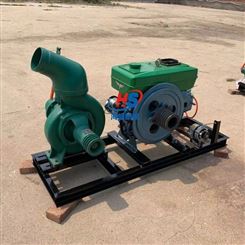 海盛-电机直联混流泵8寸卧式柴油混流泵泥浆水泵